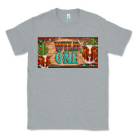 Heather Grey texas longhorn wild one cactus licanse plate Classic Tee - Artiststas