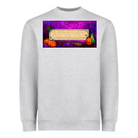 Heather Grey halloween witch custom license plate Heavyweight Sweatshirt - BundleAndBundleShop