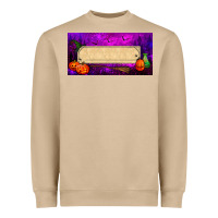 Mushroom halloween witch custom license plate Heavyweight Sweatshirt - BundleAndBundleShop