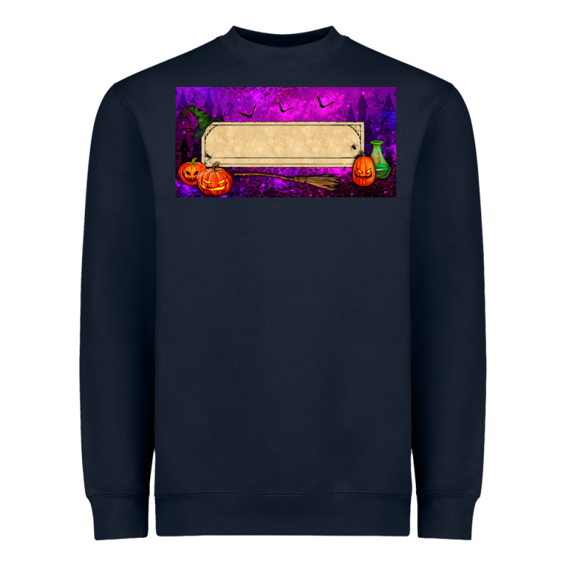 Halloween Witch Custom License Plate Heavyweight Sweatshirt by BundleAndBundleShop | Teevron