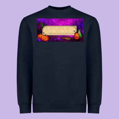Halloween Witch Custom License Plate Heavyweight Sweatshirt Designed By Bundleandbundleshop