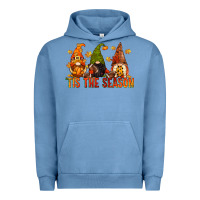 Pigment Pebble Blue tis the season gnomes Urban Hoodie - CowGirlArtShop