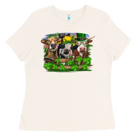 Bone st patricks day heifers Ladies Tee - RanaPortraitStore
