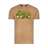 Vintage Camel st patricks gnomes with rainbow Vintage Tee - AdoDesignShop