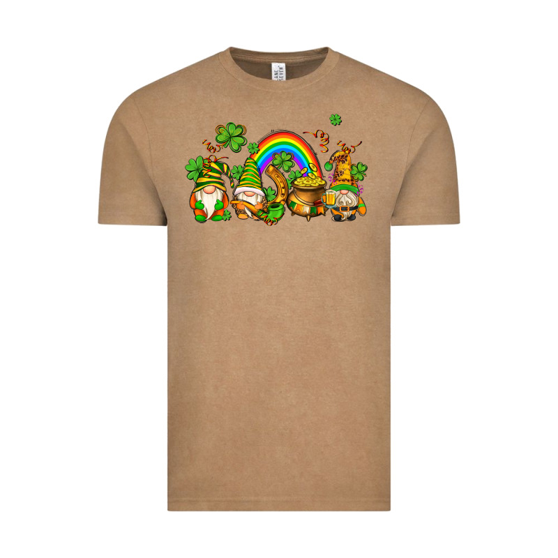 St Patricks Gnomes With Rainbow Vintage Tee by AdoDesignShop | Teevron