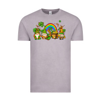 Vintage Zinc st patricks gnomes with rainbow Vintage Tee - AdoDesignShop