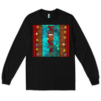 Black nana highland cow Christmas Long Sleeve Tee - BarkalooDesign