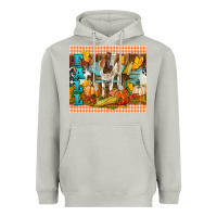 Moon Dust Fall With Baby Goat Heavyweight Hoodie - LillyAllenDesigns