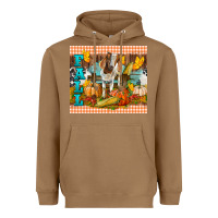 Toasted Coconut Fall With Baby Goat Heavyweight Hoodie - LillyAllenDesigns