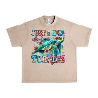 French Oak just a girl who loves turtles Urban Heavy Tee - Jasminsmagicworld