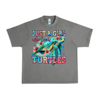 Tornado just a girl who loves turtles Urban Heavy Tee - Jasminsmagicworld