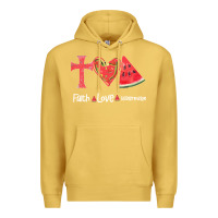 Antique Gold Faith Love Watermelon Premium Hoodie - Bettercallsaul