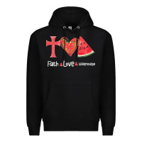 Black Faith Love Watermelon Premium Hoodie - Bettercallsaul