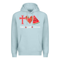 Blue Mist Faith Love Watermelon Premium Hoodie - Bettercallsaul