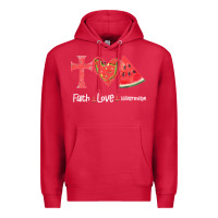 Cardinal Faith Love Watermelon Premium Hoodie - Bettercallsaul
