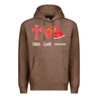 Chestnut Faith Love Watermelon Premium Hoodie - Bettercallsaul