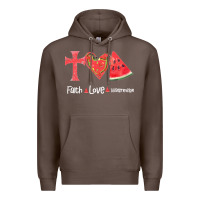 Coffee Faith Love Watermelon Premium Hoodie - Bettercallsaul
