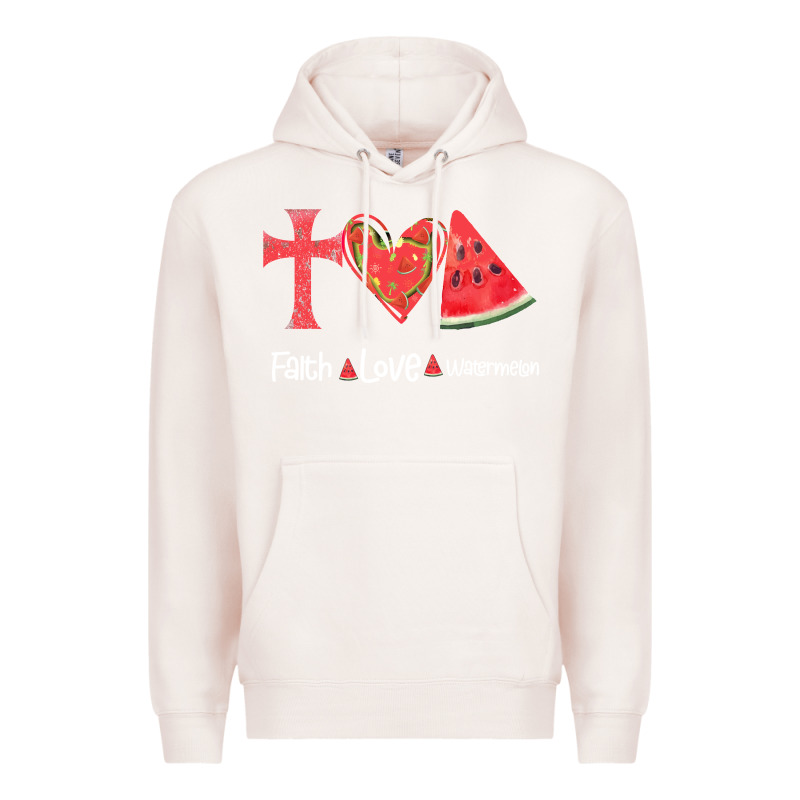 Faith Love Watermelon Premium Hoodie by Bettercallsaul | Teevron