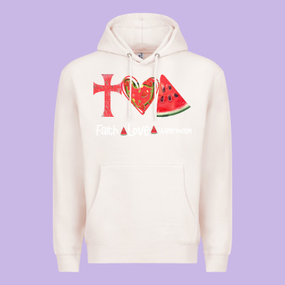 Faith Love Watermelon Premium Hoodie Designed By Bettercallsaul