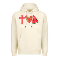 Sandshell Faith Love Watermelon Premium Hoodie - Bettercallsaul