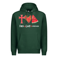 Sports Green Faith Love Watermelon Premium Hoodie - Bettercallsaul