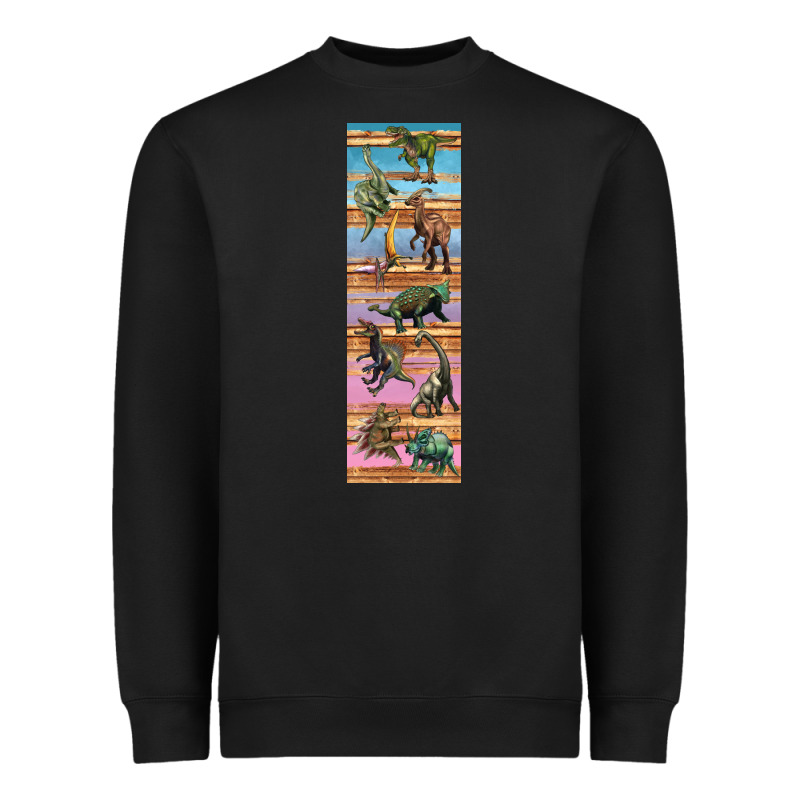 Dinosaurs Pen Wrap Heavyweight Sweatshirt by Artiststas | Teevron