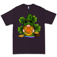 Plum st patricks day gnomes shamrock gold horseshoes rainbow Premium Tee - RanaPortraitStore