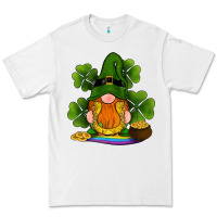 White st patricks day gnomes shamrock gold horseshoes rainbow Premium Tee - RanaPortraitStore