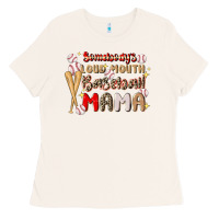 Bone somebody's loud mouth baseball Ladies Tee - JahusDesignShop