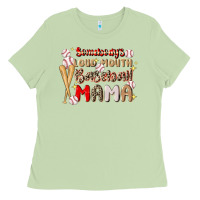 Matcha somebody's loud mouth baseball Ladies Tee - JahusDesignShop