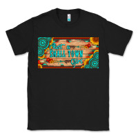 Black just a small town girl wlth gemstone arrow and sunflowers licanse plat Classic Tee - Artiststas