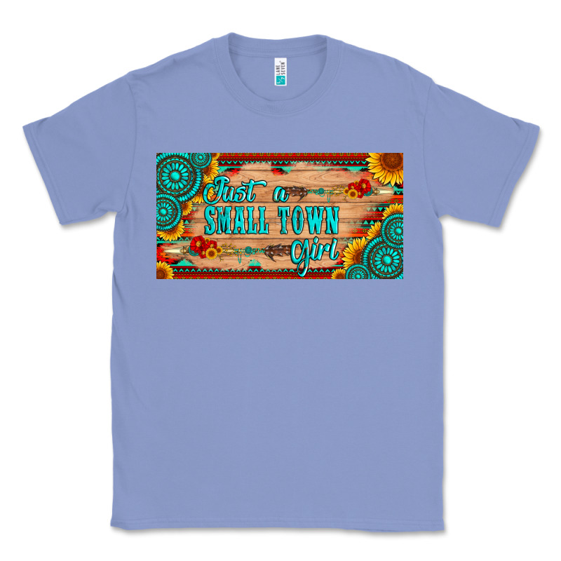 Just A Small Town Girl Wlth Gemstone Arrow And Sunflowers Licanse Plat Classic Tee by Artiststas | Teevron