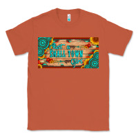 Copper just a small town girl wlth gemstone arrow and sunflowers licanse plat Classic Tee - Artiststas