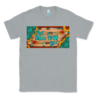 Heather Grey just a small town girl wlth gemstone arrow and sunflowers licanse plat Classic Tee - Artiststas