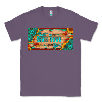Lavender just a small town girl wlth gemstone arrow and sunflowers licanse plat Classic Tee - Artiststas