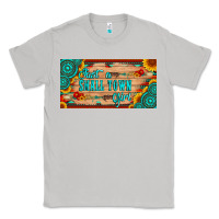 Moon Dust just a small town girl wlth gemstone arrow and sunflowers licanse plat Classic Tee - Artiststas