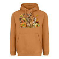 Meerkat Fall Rabbit Heavyweight Hoodie - LillyAllenDesigns