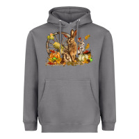 Storm Fall Rabbit Heavyweight Hoodie - LillyAllenDesigns