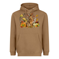 Toasted Coconut Fall Rabbit Heavyweight Hoodie - LillyAllenDesigns