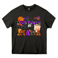 Asphalt somebody's loud mouth basketball mama Heavy Core Tee - Zillion Design Studio