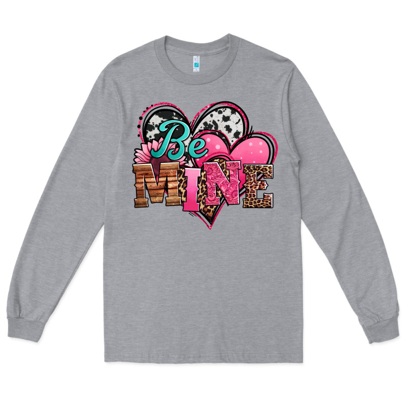 Valentines Day Western Hearts Be Mine Long Sleeve Tee by Jasminsmagicworld | Teevron