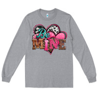 Heather Grey valentines day western hearts be mine Long Sleeve Tee - Jasminsmagicworld