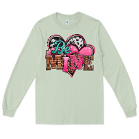 Matcha valentines day western hearts be mine Long Sleeve Tee - Jasminsmagicworld