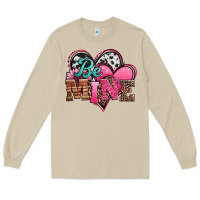 Mushroom valentines day western hearts be mine Long Sleeve Tee - Jasminsmagicworld