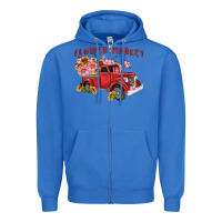 True Royal flower market Zipper Hoodie - MaliasSmallBusiness