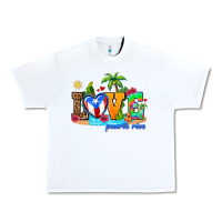 White love puerto rico Urban Heavy Tee - AdoDesignShop