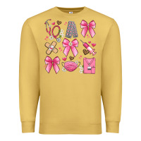 Antique Gold coquette bow nurse Premium Sweatshirt - Artiststas