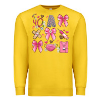 Lemon coquette bow nurse Premium Sweatshirt - Artiststas