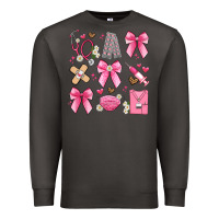 Smoke coquette bow nurse Premium Sweatshirt - Artiststas