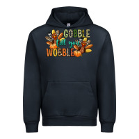 Navy gobble till you wobble Urban Hoodie - CowGirlArtShop